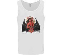 Gildan 64200 Canotta T-Shirt Uomo Cotone Nero Con Stampa Devil Woman