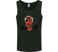Gildan 64200 Canotta T-Shirt Uomo Cotone Nero Con Stampa Devil Woman