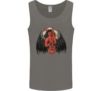 Gildan 64200 Canotta T-Shirt Uomo Cotone Nero Con Stampa Devil Woman