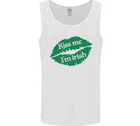 Gildan 64200 Canotta Uomo Manica Corta T-Shirt St Patrick Nero Cotone