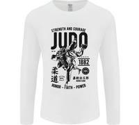 Gildan 64400 Maglia Uomo Maniche Lunghe Judo MMA Cotone S-2XL