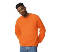 Gildan Adult Fleece Crewneck Sweatshirt, Style G18000, Multipack, Safety Orange (1-Pack), 2X-Large