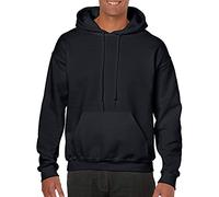 GILDAN Big Line, Heavy Blend, 18500 Felpa, Nero, 5XL Uomo