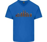 Gildan Bullets Army Military Sniper Soldier Maglia Uomo Scollo a V Cotone