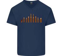 Gildan Bullets Army Military Sniper Soldier Maglia Uomo Scollo a V Cotone