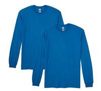 Gildan DryBlend Long Sleeve T-Shirt, Style G8400, 2-Pack Camicia, Royal, L (Pacco da 2) Uomo