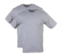 Gildan DryBlend Workwear T-Shirts with Pocket, 2-Pack T-Shirt, Grigio Sportivo, XL (Pacco da 2) Uomo
