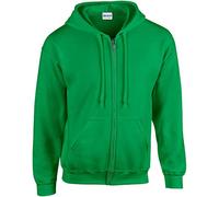 Gildan - Felpa con Cappuccio - Unisex Adulto (L) (Verde irlandese)