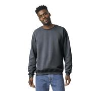 Gildan Felpa Girocollo In Pile, Modello G18000, Felpa Uomo, Grigio (Dark Heather), XXL