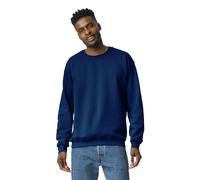 Gildan Fleece Crewneck Sweatshirt, Style G18000, Multipack Camicia, Marina Militare, L Uomo