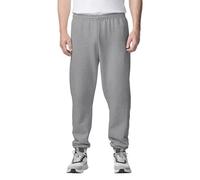 Gildan Fleece Elastic Bottom Sweatpants, Style G18200 Pantaloni da Tuta, Grigio Sportivo, S Uomo