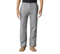 Gildan Fleece Open Bottom Pocketed Pant Pantaloni da Tuta, Grigio Chiaro, S Uomo