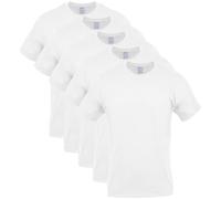 Gildan Men's Crew T-Shirt 12 Pack, White, Large