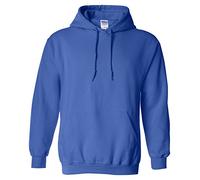 Gildan G185 - Felpa pesante con cappuccio, da adulto, in materiale misto - Blu - XL