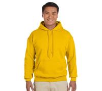Gildan G185 - Felpa pesante con cappuccio, da adulto, in materiale misto - Oro - M
