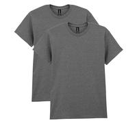 Gildan Gildan T-Shirt da Uomo in Cotone Pesante, Stile G5000, Confezione da 2 Camicia Uomo (Pacco da 2)