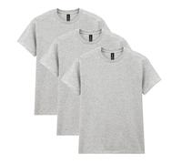 Gildan Heavy Cotton T-Shirt, Style G5000, Multipack, Sport Grey (Confezione da 3), XL (Pacco da 3) Unisex-Adulto