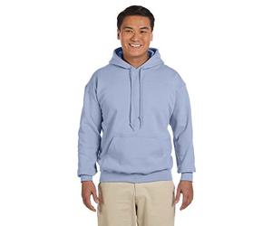 Gildan Heavyweight Blend Hooded Sweatshirt in Light Blue - Medium