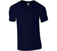 Gildan - Maglietta 100% Cotone - Uomo (S) (Blu navy)