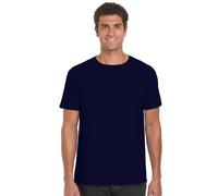 GILDAN - Maglietta, Colletto Tondo, Manica Corta, Uomo, Blu (Blau (Navy)), 2XL
