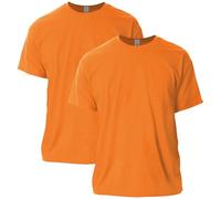 Gildan - Maglietta da Uomo in Cotone Ultra per Adulti, Confezione da 2 - Arancione - L