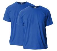 Gildan - Maglietta da Uomo in Cotone Ultra per Adulti, Confezione da 2 - Blu - 3XL