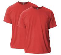 Gildan - Maglietta da Uomo in Cotone Ultra per Adulti, Confezione da 2 - Rosso - XX-Large