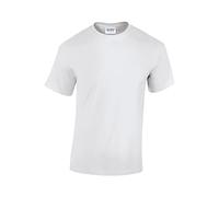 Gildan T-Shirt Heavy Cotton Maglietta, Bianco, L Unisex-Adulto
