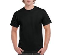 Gildan Martello Pesante Cotton Girocollo Manica Corta T-Shirt Tee [Confezione 2]