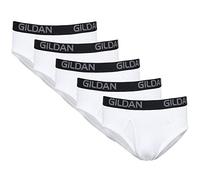 Gildan Men's Cotton Stretch Brief, Artic White (5-Pack), 2X-Large