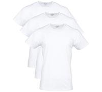 Gildan Men's Cotton Stretch Crew T-Shirt, Artic White (3-Pack), Large