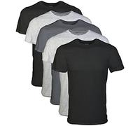 Gildan Men's Crew T-Shirt 5 Pack, Assortment, Large