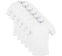 Gildan Men's Crew T-Shirt 6 Pack, White, X-Large