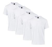 Gildan Men's Softstyle CVC Short Sleeve T-Shirt, Style G67000, 4-Pack, White, 3X-Large