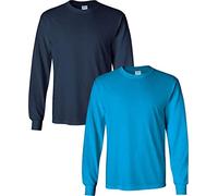 Gildan Mens Ultra cotone 100% cotone manica lunga t-shirt - - M