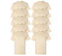 Gildan Mens Ultra Cotton 100% Cotton T-Shirt, Medium, Natural