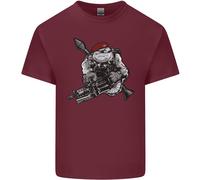 Gildan Para The Parachute Regiment 1 2 3 4 Uomo T-Shirt Cotone
