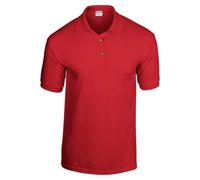 Gildan - Polo Classica - Uomo (XXL) (Rosso)
