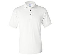 Gildan Polo Classica - Uomo (XXXL, Bianco)