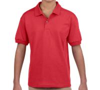 Gildan Polo Shirt Jersey In Poliestere/Cotone DryBlend Per Bambini 5-12 Anni