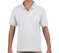 Gildan Polo Shirt Jersey In Poliestere/Cotone DryBlend Per Bambini 5-12 Anni