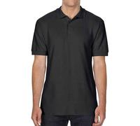 Gildan Premium Cottonâ Double Piquã Polo, Nero, L Unisex-Adulto