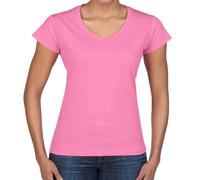 Gildan SoftStyle® Maglia Girocollo Scollatura V Donna Cotone Manica Corta