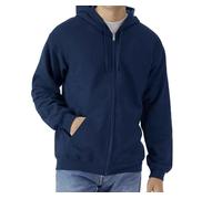 Gildan Softstyle Peso Medio Manica Lunga Felpa Cappuccio Zip con S-4XL
