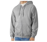 Gildan Softstyle Peso Medio Manica Lunga Felpa Cappuccio Zip con S-4XL