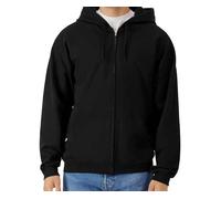 Gildan Softstyle Peso Medio Manica Lunga Felpa Cappuccio Zip con S-4XL