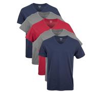 Gildan T-Shirt da Uomo con Scollo a V, Confezione Multipla, Stile G1103, L