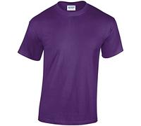 Gildan T-Shirt Heavy Cotton Maglietta, Viola, L Unisex-Adulto