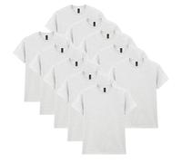 Gildan T-shirt in cotone Heavy, modello G5000, Uomo, Grigio (Ash), XL