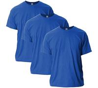 Gildan T-Shirt Ultra Cotone, Style G2000, Multipack, Royal (Confezione da 3), XXXXXL (Pacco da 3) Uomo